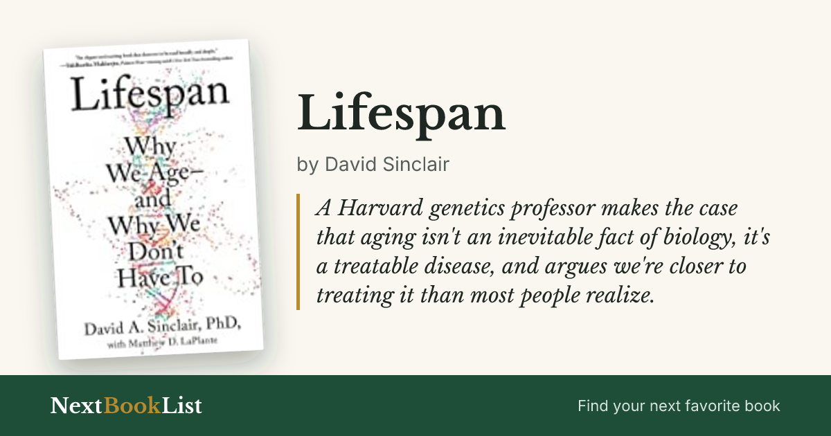 Lifespan by David Sinclair: book review and summary