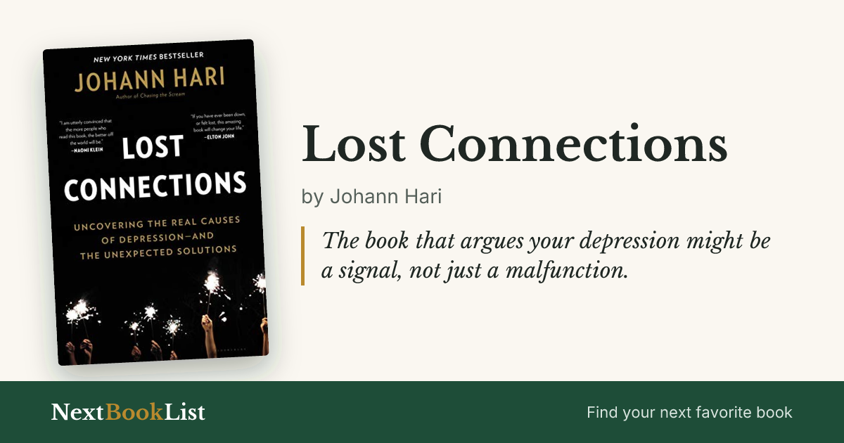 Lost Connections by Johann Hari: book review and summary