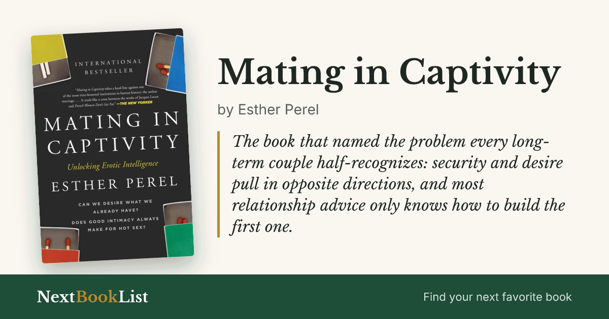 Mating in Captivity by Esther Perel: book review and summary