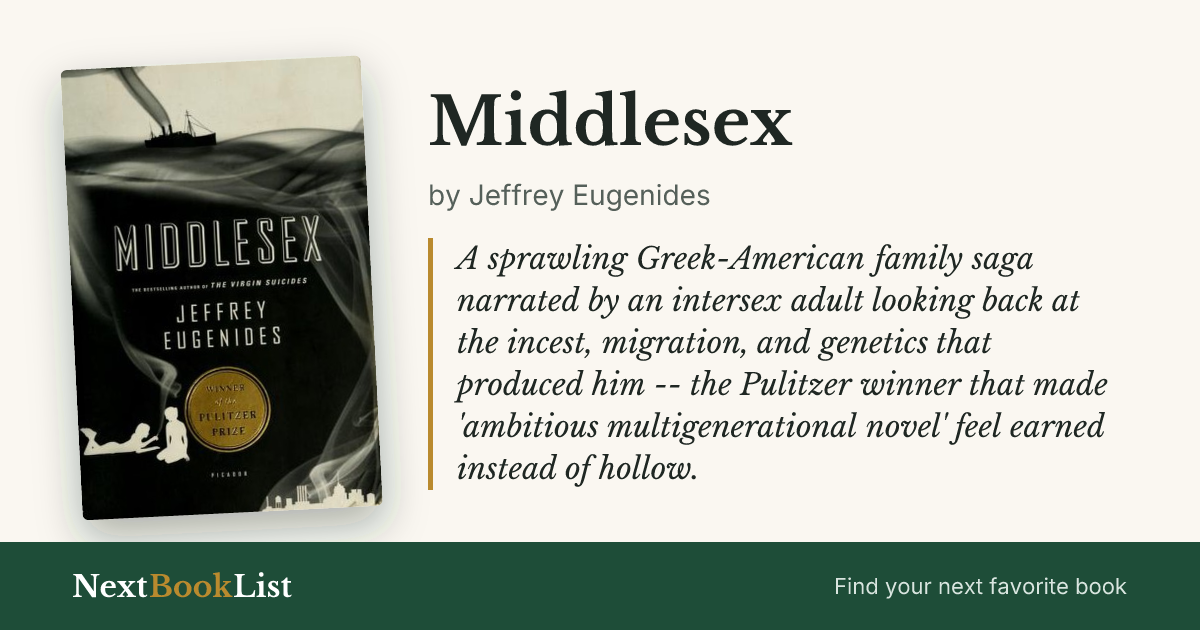 Middlesex by Jeffrey Eugenides: book review and summary