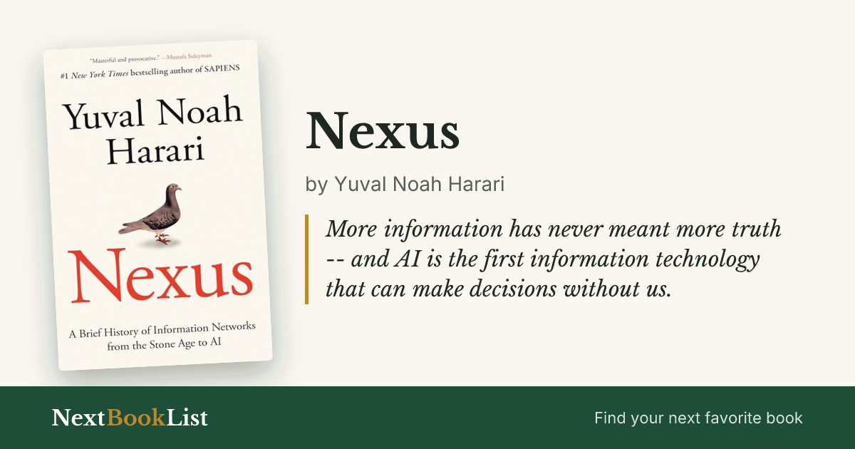 Nexus by Yuval Noah Harari: book review and summary