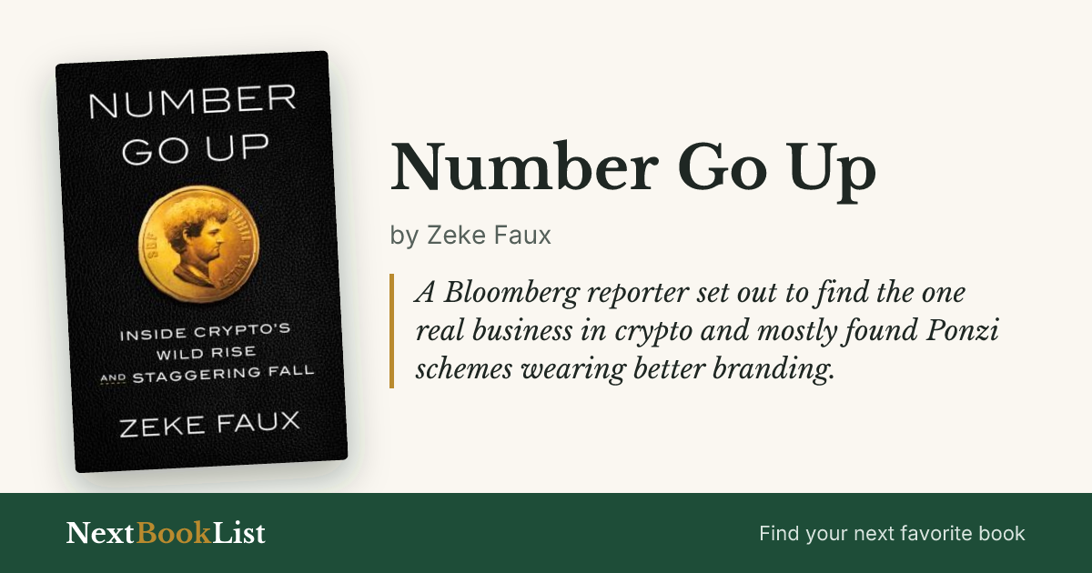 Number Go Up by Zeke Faux: book review and summary