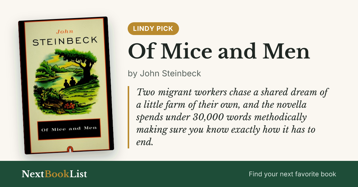 Of Mice and Men by John Steinbeck: book review and summary