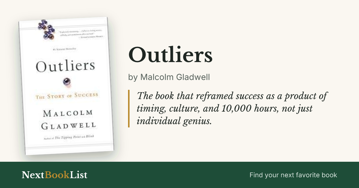 Outliers by Malcolm Gladwell: book review and summary