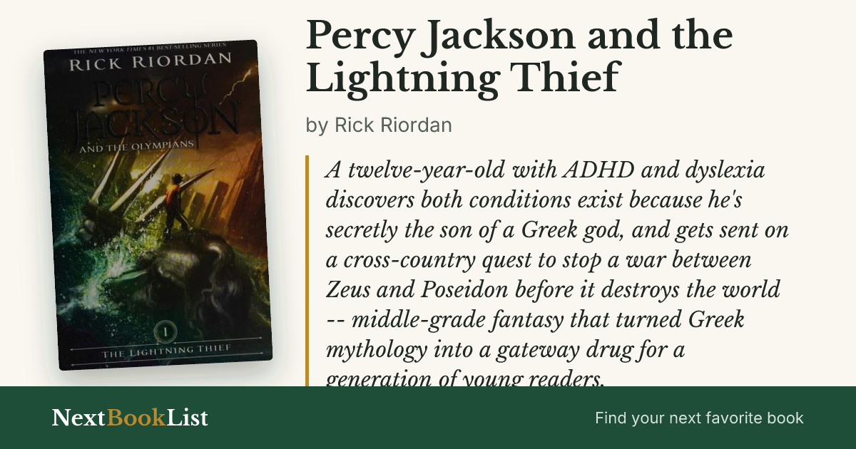 Percy Jackson and the Lightning Thief by Rick Riordan: book review and summary