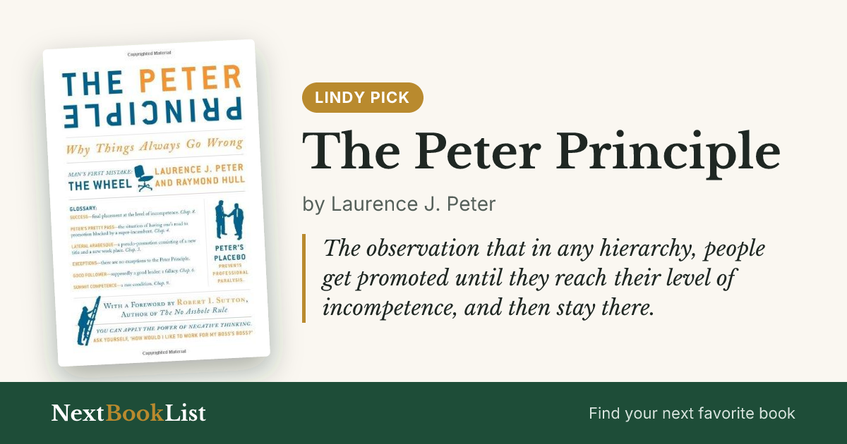 The Peter Principle by Laurence J. Peter: book review and summary