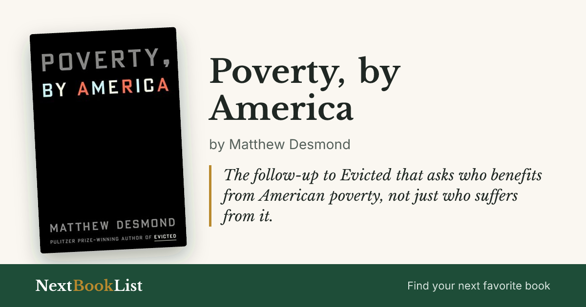 Poverty, by America by Matthew Desmond: book review and summary
