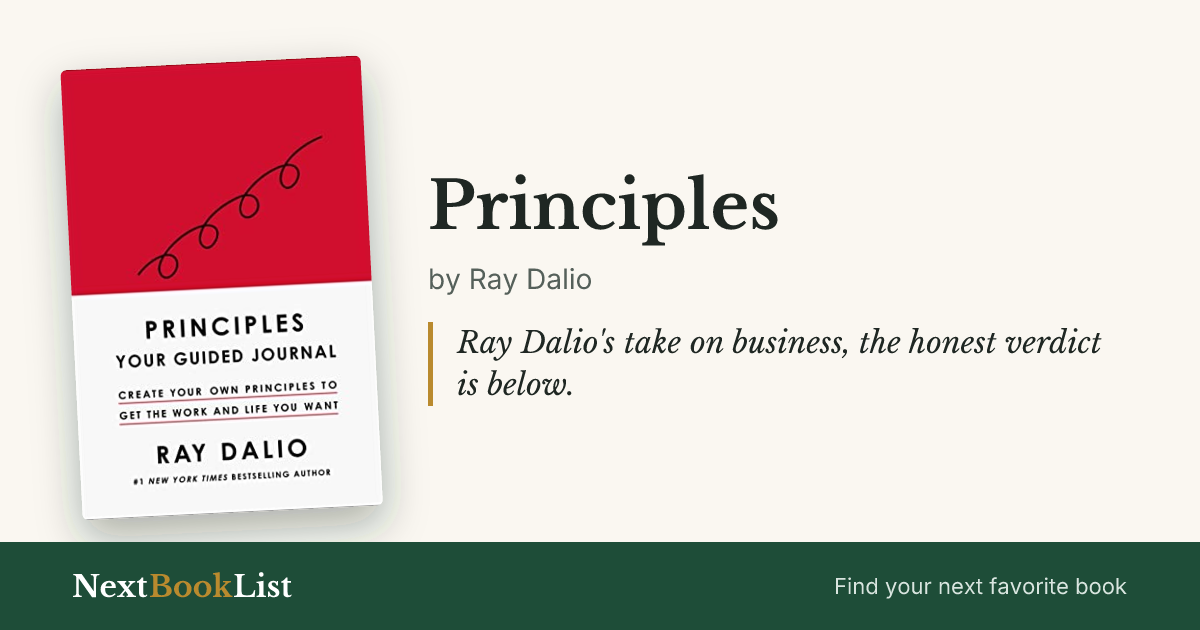 Principles by Ray Dalio: book review and summary