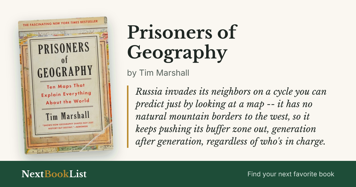 Prisoners of Geography by Tim Marshall: book review and summary