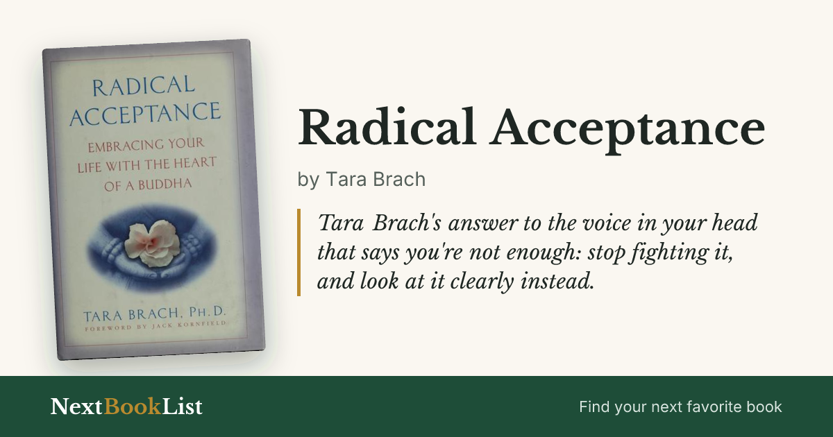 Radical Acceptance by Tara Brach: book review and summary