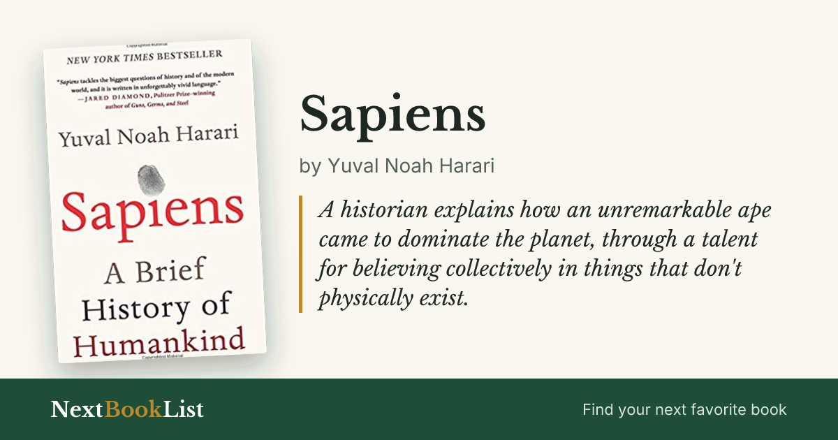 Sapiens by Yuval Noah Harari: book review and summary