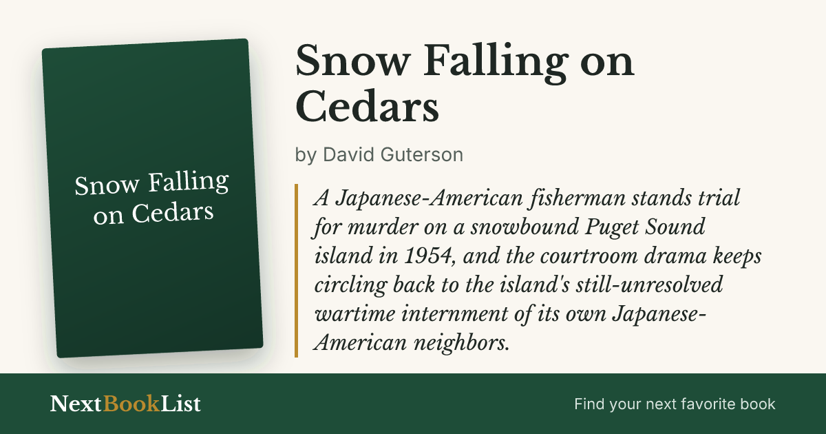 Snow Falling on Cedars by David Guterson: book review and summary