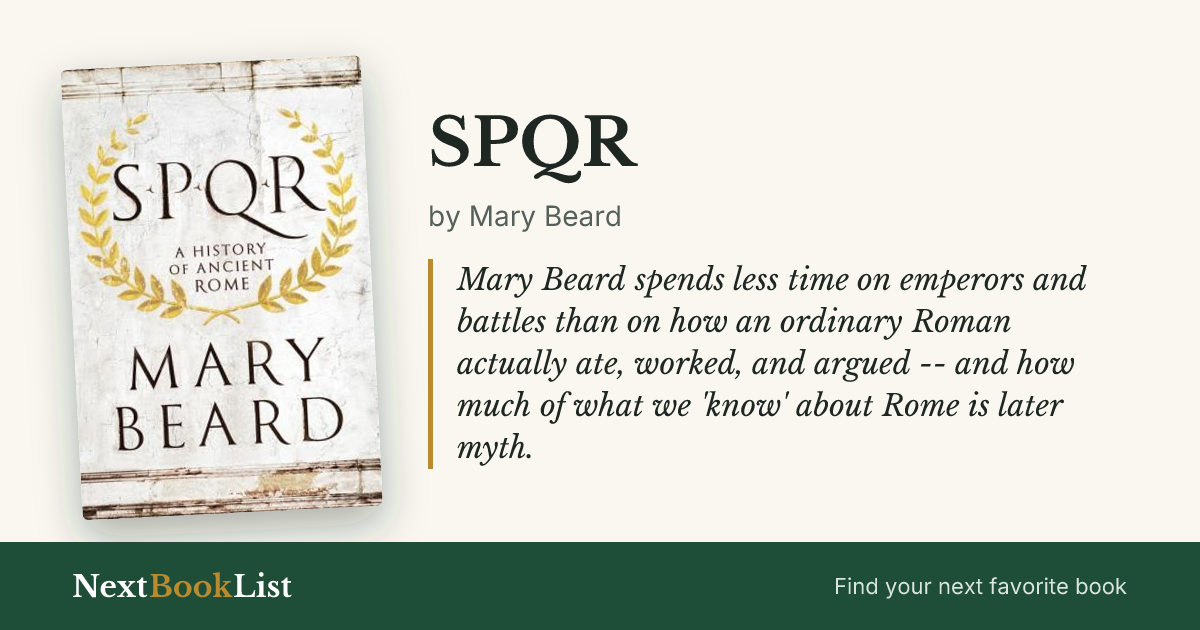 SPQR by Mary Beard: book review and summary