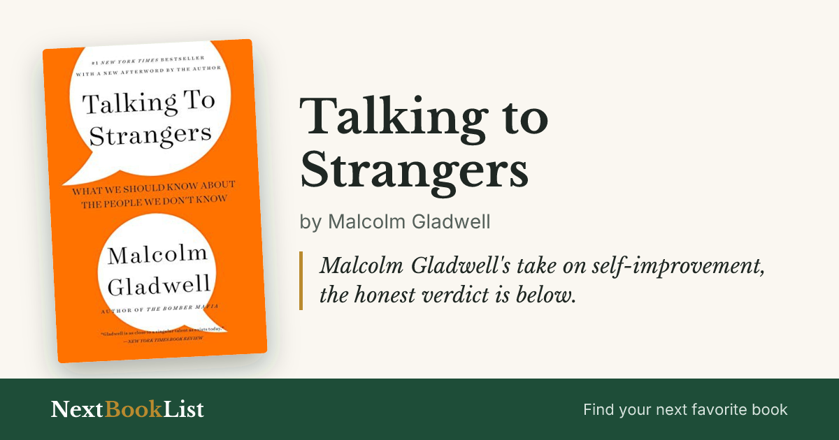 Talking to Strangers by Malcolm Gladwell: book review and summary