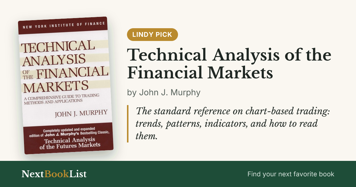 Technical Analysis of the Financial Markets by John J. Murphy: book review and summary