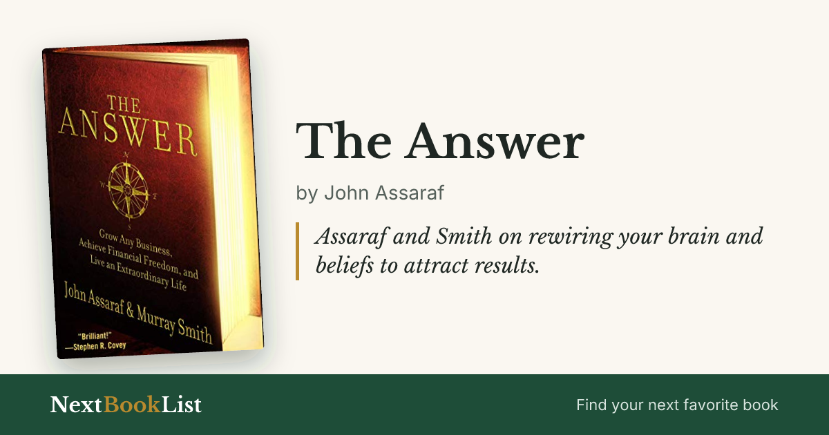 The Answer by John Assaraf: book review and summary