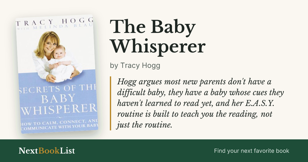 The Baby Whisperer by Tracy Hogg: book review and summary