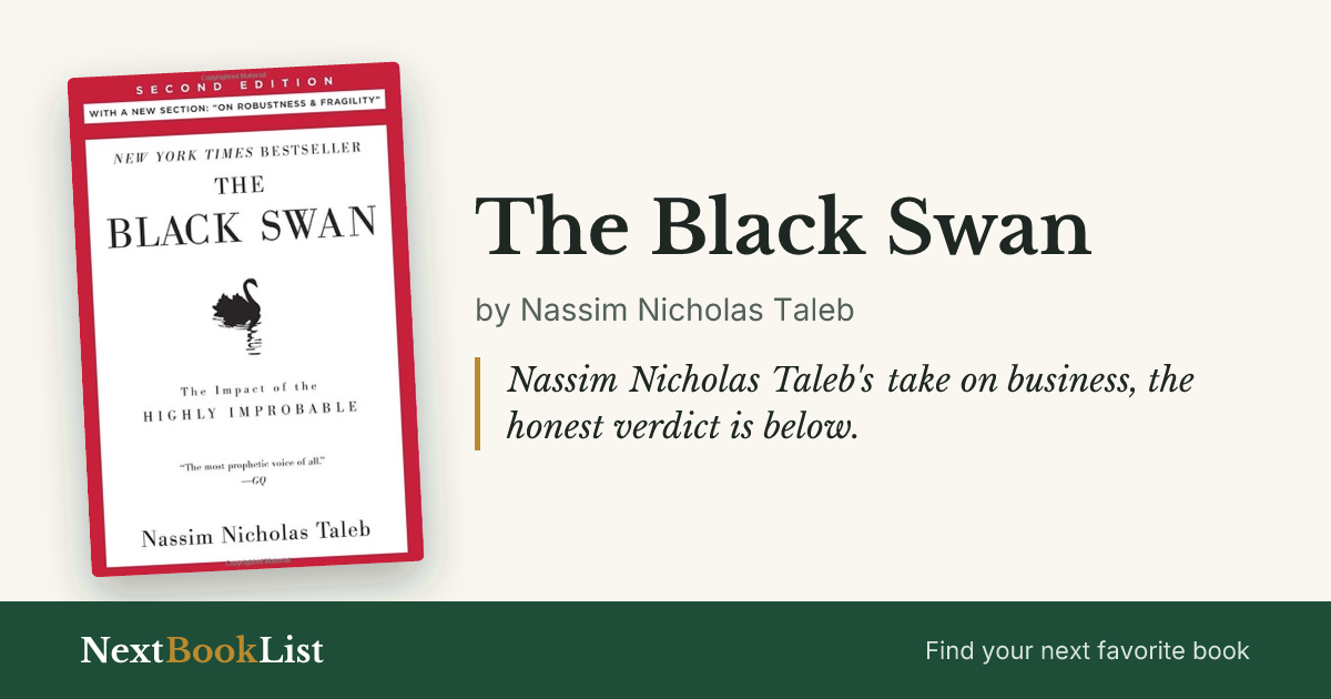 The Black Swan by Nassim Nicholas Taleb: book review and summary