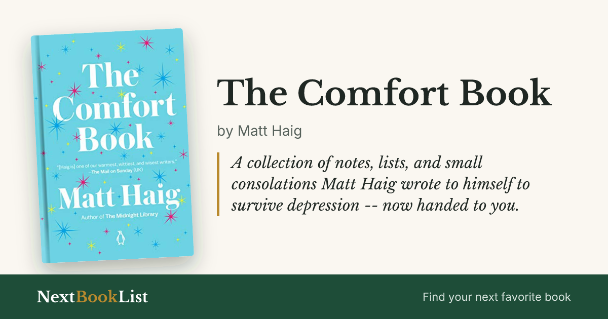 The Comfort Book by Matt Haig: book review and summary