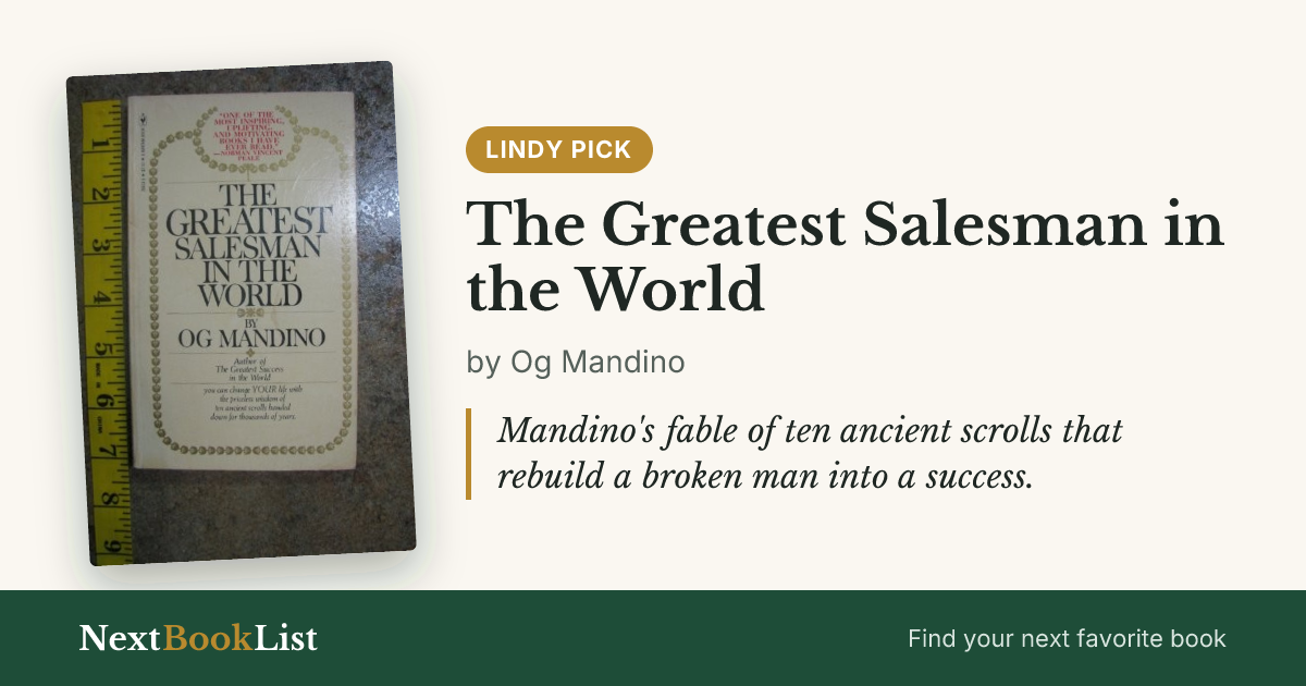 The Greatest Salesman in the World by Og Mandino: book review and summary