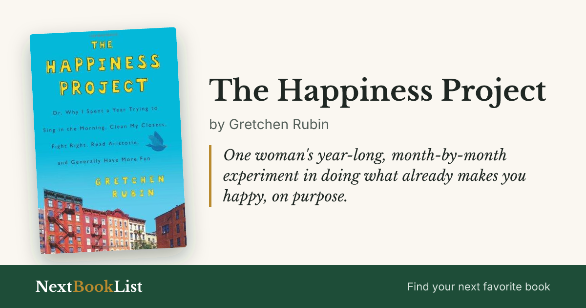 The Happiness Project by Gretchen Rubin: book review and summary