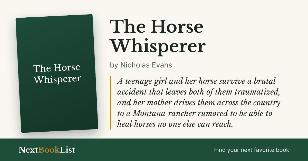The Horse Whisperer by Nicholas Evans: book review and summary