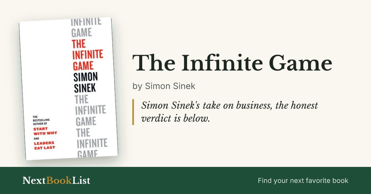 The Infinite Game by Simon Sinek: book review and summary
