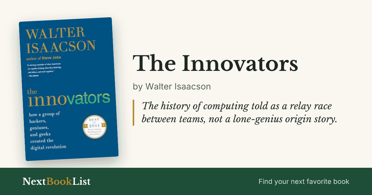 The Innovators by Walter Isaacson: book review and summary