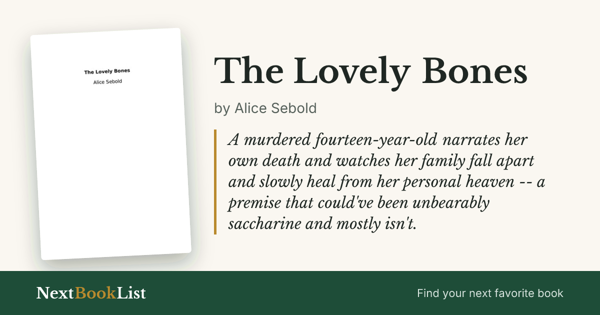 The Lovely Bones by Alice Sebold: book review and summary