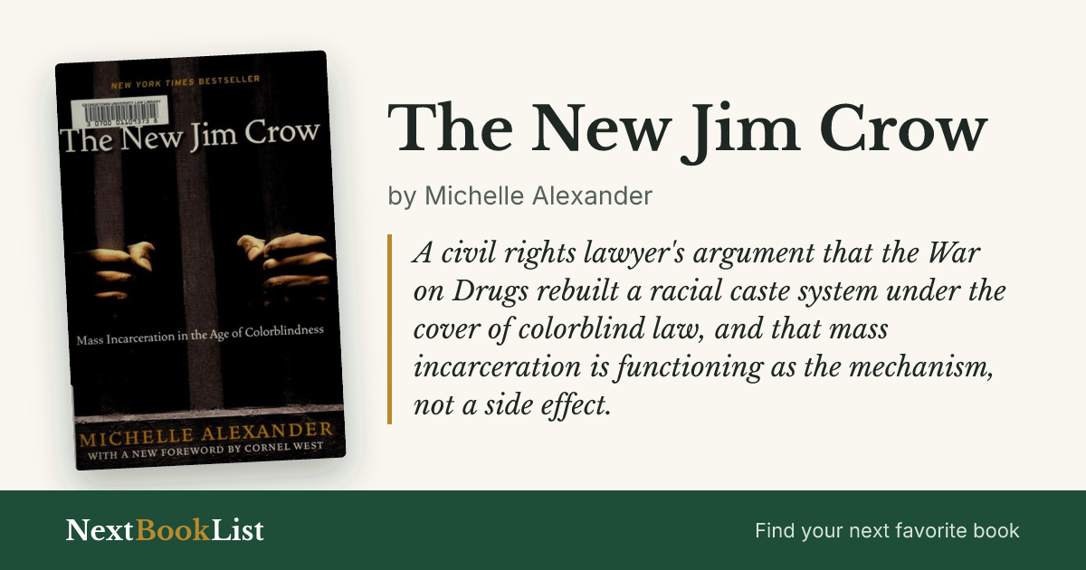 The New Jim Crow by Michelle Alexander: book review and summary