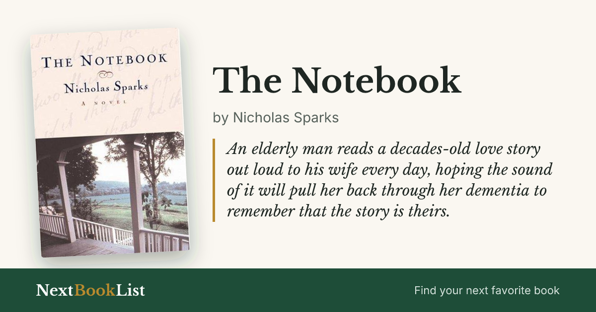 The Notebook by Nicholas Sparks: book review and summary
