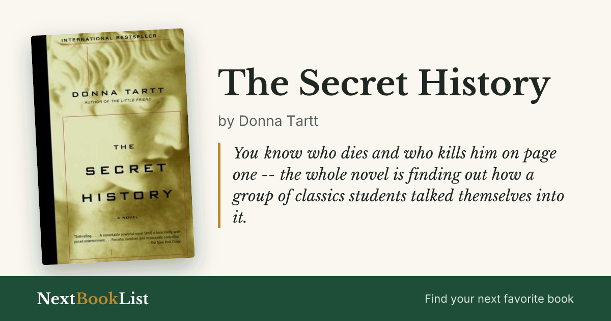 The Secret History by Donna Tartt: book review and summary