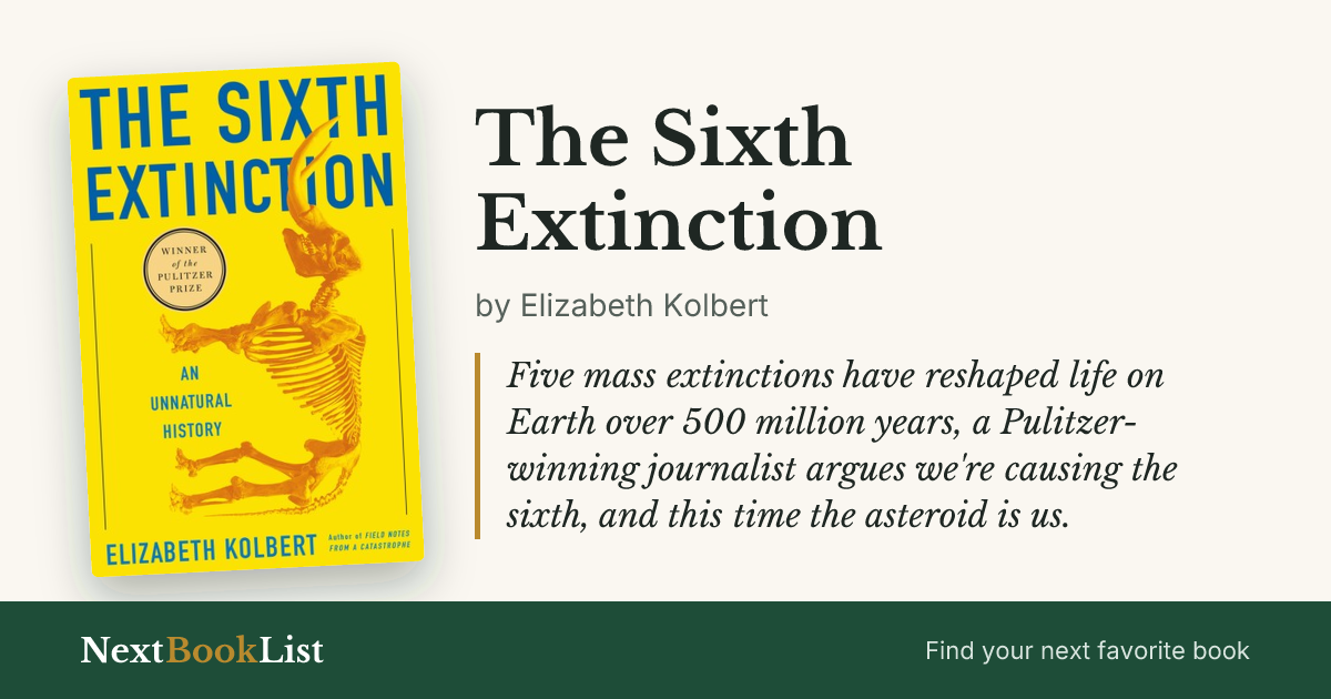 The Sixth Extinction by Elizabeth Kolbert: book review and summary