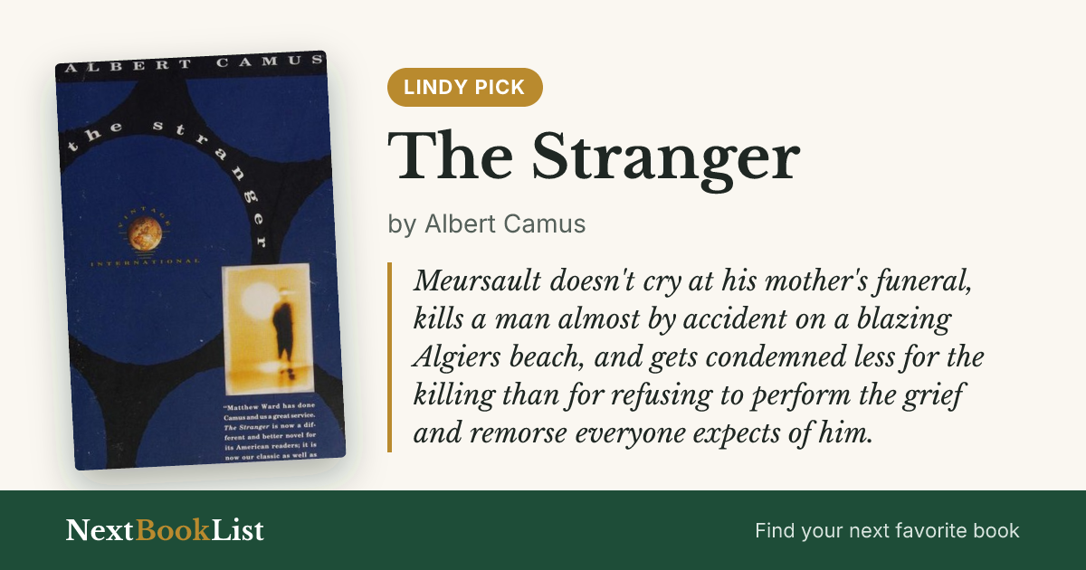 The Stranger by Albert Camus: book review and summary