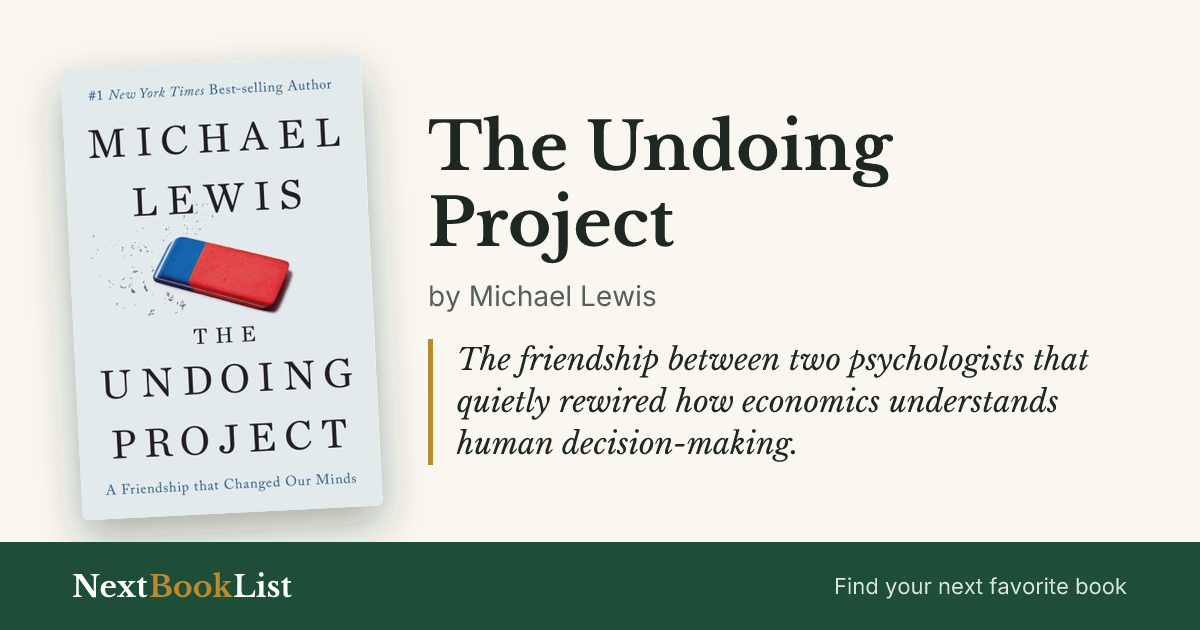 The Undoing Project by Michael Lewis: book review and summary