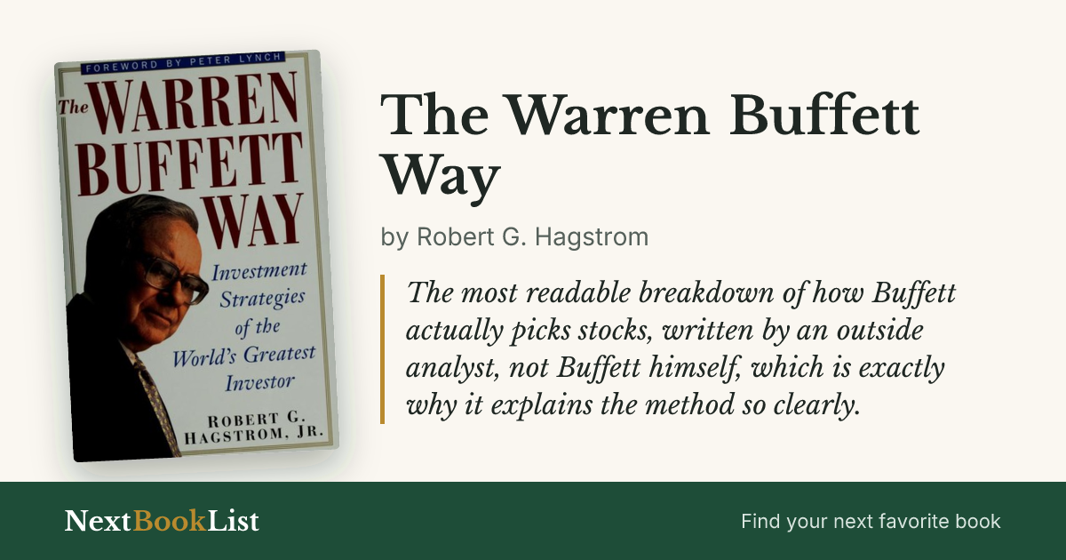 The Warren Buffett Way by Robert G. Hagstrom: book review and summary