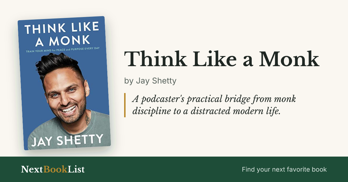 Think Like a Monk by Jay Shetty: book review and summary
