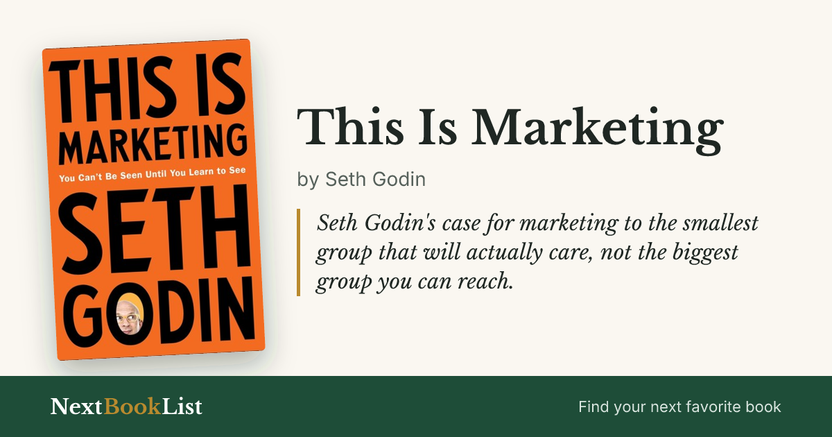 This Is Marketing by Seth Godin: book review and summary