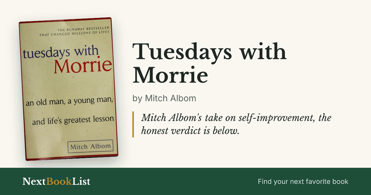 Tuesdays with Morrie by Mitch Albom: book review and summary