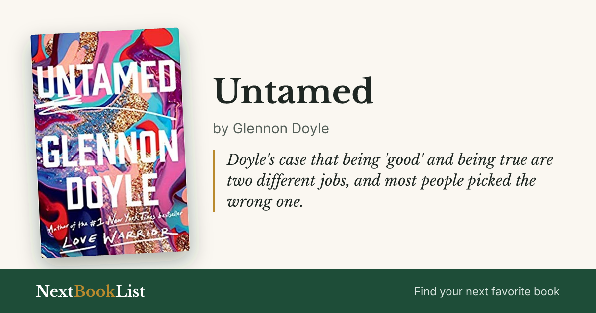 Untamed by Glennon Doyle: book review and summary