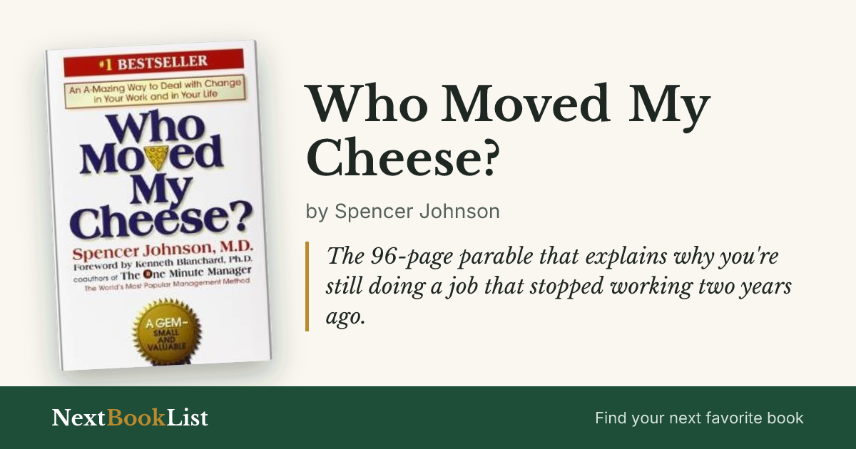 Who Moved My Cheese? by Spencer Johnson: book review and summary