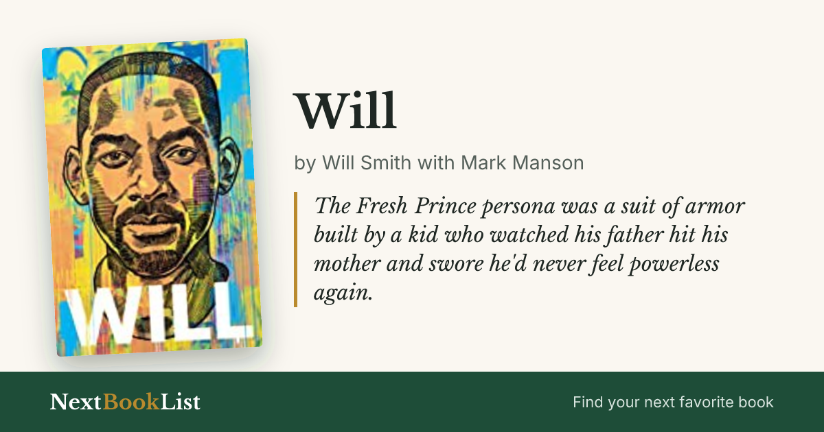 Will by Will Smith with Mark Manson: book review and summary