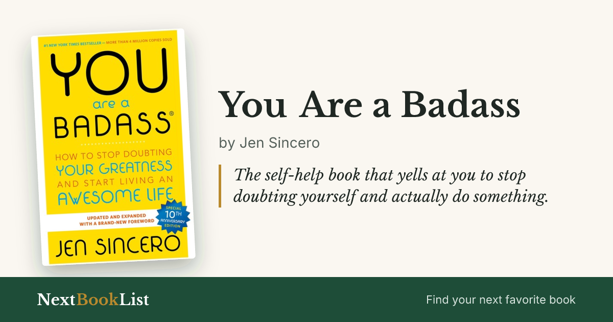 You Are a Badass by Jen Sincero: book review and summary