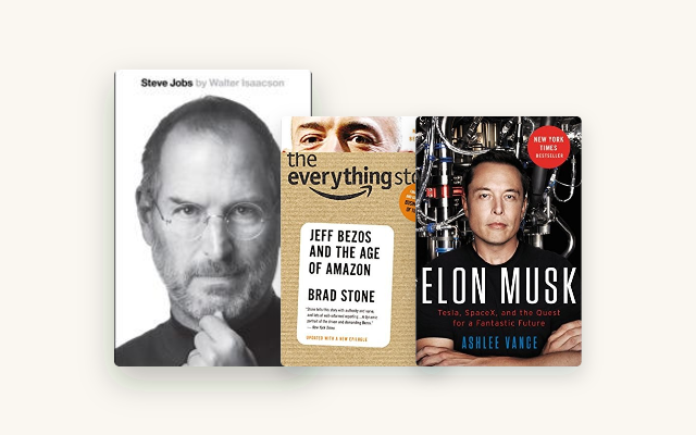Best Founder Biographies: 12 Worth Reading Cover to Cover cover stack