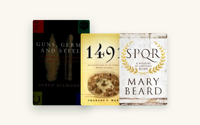 Best World History Books: 7 That Cover the Whole Board cover stack
