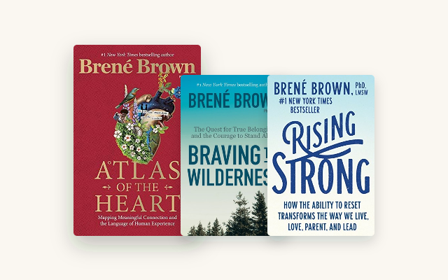 Brené Brown Books in Order: 3 Ranked by What You're Working On cover stack