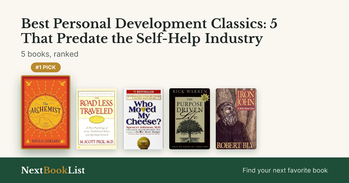 Best Personal Development Classics: 5 That Predate the Self-Help Industry: ranked list of 5 books