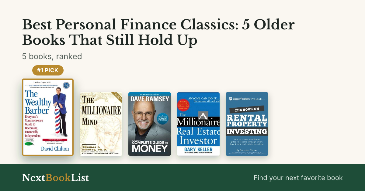 Best Personal Finance Classics: 5 Older Books That Still Hold Up: ranked list of 5 books